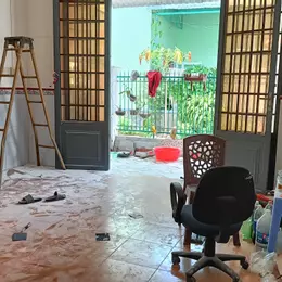 152. Nhà 2 Góc Mặt Tiền 5 Triệu 2 Phòng Ngủ Khu Dân Cư 3A(Đang Sơ Bê Lại)