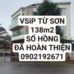 Bán biệt thự VSIP - TỪ SƠN - BẮC NINH  LÔ GÓC