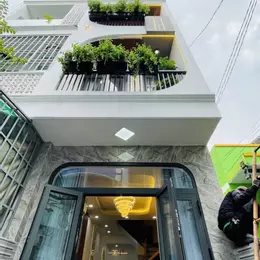 🏡🏡🏡 Nhà đẹp Gò vấp. 3 LÀU  Mới xây FULL NỘI THẤT. xách vali vô là ở. Nhà MỚI XÂY 4 phòng ngủ