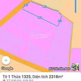 Bán lô góc 2 mặt tiền đường Nguyễn Văn Hưng, TT Đất Đỏ, BRVT