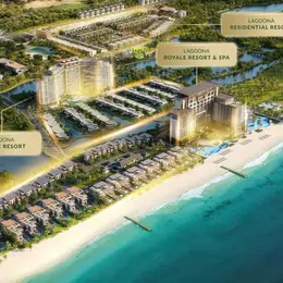 Biệt thự song lập biển 252m2 1 trệt 2 Lầu - Có sẵn hồ bơi - SHR sở hữu lâu dài
