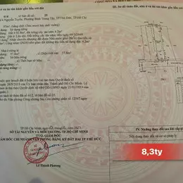Bán lô đất lớn, phù hợp CHDV hoặc ở Hẻm 92 Nguyễn Tuyễn Q2 Ngang 8,8m đã cắt 2 sổ
 LH 0903034123