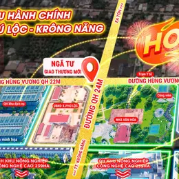 Bán đất nền Phú Lộc tại trung tâm Krông Năng