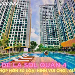 Hiếm, Bán căn hộ 3PN + view sông - Delasol, quận 4 - phù hợp KD cho thuê, lợi nhuận 33 triệu/tháng