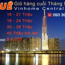 Thuê căn hộ Vinhomes Central ParkTh9.2024 – 68 Căn độc quyền, giá tốt nhất thị trường.LH 0933910039