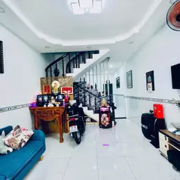 Bán nhà Nguyễn Cửu Vân, P.17 ,HXH , 79m2,3 tầng, 5x15m, không QH