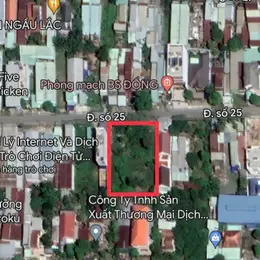 BÁN ĐẤT TẠI MẶT TIÊN ĐƯỜNG SỐ 25, XÃ TÂN THÔNG HỘI, HUYỆN CỦ CHI, TP HCM, GIÁ LÀ 20.5 TỶ