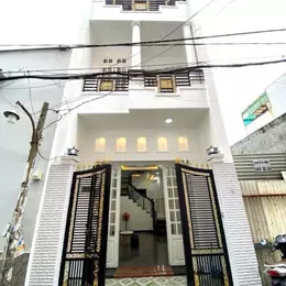 Đất mới, Nhà 3 Tầng, DT 4x15M, 3 Phòng ngủ, Hẻm OTO, Mới đẹp ở ngay, chỉ 5Txxx