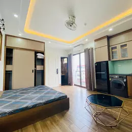 Siêu phẩm phòng mặt phố Cự Lộc-Thanh xuân full đồ có ban công và máy giặt riêng