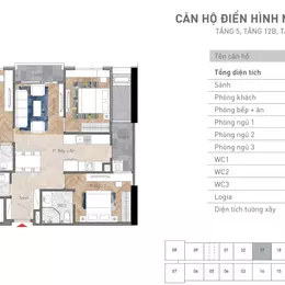 Bán căn hộ 3n3vs chung cư viha leciva trung tâm quận thanh xuân
