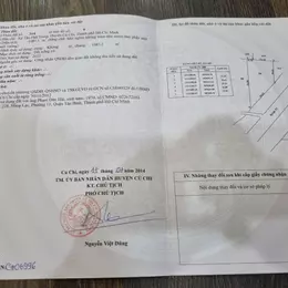 Bán đất KDC Tân Phú Trung .Củ Chi. DT 2900m2 giá 3,5tr/m2