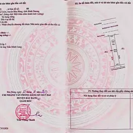 Chính chủ bán gấp lô đất ngay Chợ Bàu Bàng, sổ sẵn 5x30 giá chỉ 800tr