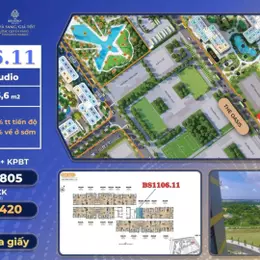 Bán căn studio đẹp nhất giỏ hàng chủ đầu tư vinhomes.