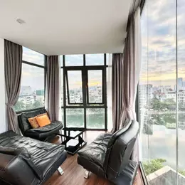 Chính chủ cho thuê phòng 1n1k view Hồ Văn Chương 50m full đồ mặt hồ