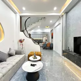 +1 Bán nhà NGÃ TƯ HÀNG XANH, 47m2, 4 tầng ,4PN , nở hậu, Hoàn công
