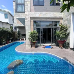 Bán biệt thự thiết kế hiện đại - An Phú Tp Thủ Đức. DT 300m2. Giá 70 tỷ TL.