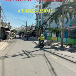 MẶT TIỀN NB GẦN ÂU CƠ Q TÂN PHÚ  4 TẦNG 64M2 HƠN 7 TỶ 5