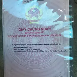 Chính chủ bán nhà phố gần chợ Cần Giuộc, Long An