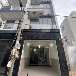 53.5m2 nhà 4 tầng 4x13.5m đường nhựa 7m xe hơi thông, 83 Đào Tông Nguyên Thị Trấn Nhà Bè, 5.85 tỷ