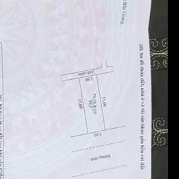 Bán gấp lô áp góc đấu giá nguận 3, dĩnh trì cách cao đẳng Việt Hàn 200m