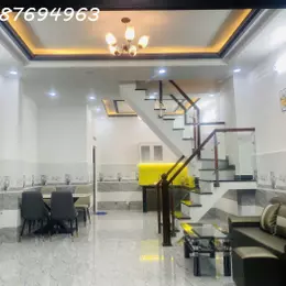 Q7 LÂM VĂN BỀN NHÀ MỚI XÁCH VALI VÀO Ở NGAY TẶNG NỘI THẤT 4.8x10M 2 MẶT TIỀN HẺM 5.xT