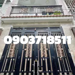 NHÀ 1 SẸC LÊ VĂN QUỚI BÌNH TÂN - HẺM NHỰA 10M KD ĐỈNH - 56M2. 2 TẦNG KIÊN CỐ.