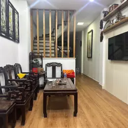 Nhà đẹp BA ĐÌNH 50m2 x 5 tầng, 2 THOÁNG vĩnh viễn, gần ô tô.