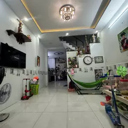 NGAY MẶT TIỀN MIẾU BÌNH ĐÔNG - GẦN NGÃ TƯ 4 XÃ - NHÀ 2 TẦNG 2PN - SỔ NỞ HẬU TÀI LỘC - GIÁ NHỈNH 4