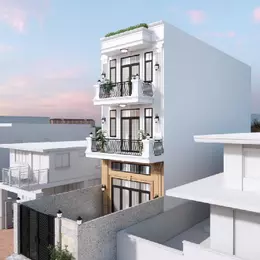 Nhà mới 3 tầng 115m2, 5 x 23.5m, hẻm xe hơi 2129, sát mặt tiền Huỳnh Tấn Phát Thị Trấn Nhà Bè, 8.3