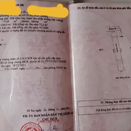 Bán Đất Tặng Nhà Đường Cao Bá Quát, Phường Dĩ An, Thành phố Dĩ An, Bình Dương
