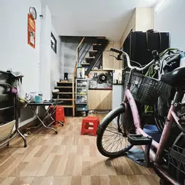 Mặt tiền hẻm Vĩnh Khánh xây mới 3 tấm DTSD45 m2 hơn 2 tỷ