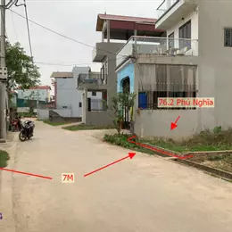 Bán đất thổ cư 77m2 mặt đường Quốc lộ 6, Phú Nghĩa, Chương Mỹ - 2.6 tỷ