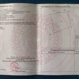 2770m2 Đất Đỏ Bazan Xã Bảo Bình Thổ Cư 300m2. Trọn Sổ Giá 1ty6