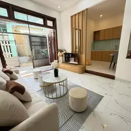 Nhà Full nội thất 3 tầng 3PN, ngang lớn 7m, trung tâm Hoàng Diệu, chỉ 3ty8