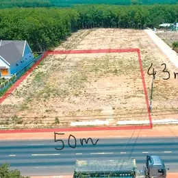 Bán 50m MT Nhựa, (50x43=2250m2)Shr, Trong Lòng Các KCN Chơn Thành, Bình Phước, Giá 960 Triệu