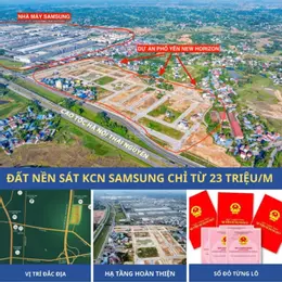 Yên Bình New Horizon Phổ Yên đón đầu làn sóng đầu tư. Chính thức nhận booking giá chỉ từ 22,5tr