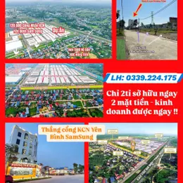 ĐẤT NỀN KINH DOANH ĐƯỢC LUÔN- GIÁ CHỈ HƠN 1 TỶ