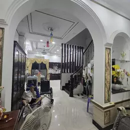 Biệt thự 4 tầng siêu đẹp 125m2, mặt tiền Dương Cát Lợi, 80m ra Huỳnh Tấn Phát, sát chợ Phú Xuân
