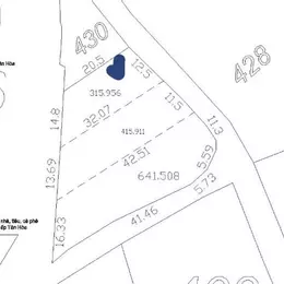 PHÂN LÔ NỀN 315m2 thổ cư 100m2 MẶT TIỀN NHỰA BẢO BÌNH - XUÂN MỸ