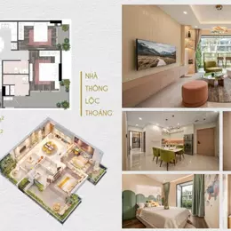 Sang nhượng suất nội bộ căn 2 phòng ngủ góc 87m2 dự án căn hộ Fiato Uptown giá cực
