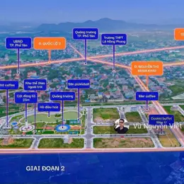 Cơ hội vàng chỉ có một sở hữu BĐS trung tâm thành phố Phổ Yên chỉ từ 2,8tỷ, chắc chắn lợi nhuận cao