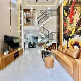 4❌10M, BÁN NHÀ 3 TẦNG PHAN HUY ÍCH, HẺM XE HƠI, P12 GÒ VẤP, GIÁ 5.X TỶ