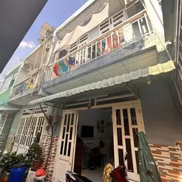 Bán nhà đẹp shc 1 trệt 1 lầu mặt tiền lớn Xuân Thới Thượng 25