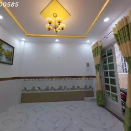 Nhà gần đường xe hơi,  Thạnh Lộc, Quận 12. Giá chỉ 2 tỷ 450