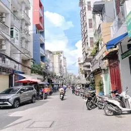 BÁN NHÀ  ĐƯỜNG 3 THÁNG 2 -  Q.10 - HẺM 8M - 77M² - 5 TẦNG - 10PN - THU 35 TR/ TH - 14.8 TỶ