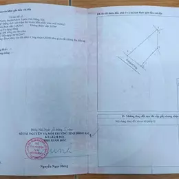 Giá tốt cho anh chị đầu tư diện tích 124,5m có nhà sẵn giá chỉ 1tỷ550triệu