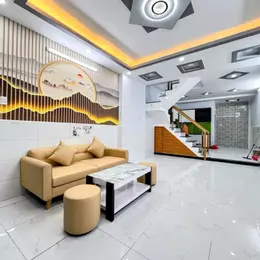 NHÀ 1/ LÔ TƯ, NGAY CHỢ GÒ XOÀI, HẺM 5M THÔNG, 48M2, 2 TẦNG 2PN GIÁ NHỈNH 4 TỶ