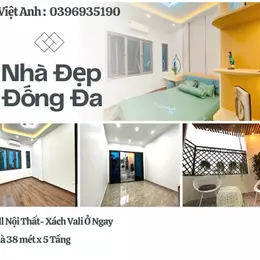 Bán nhà Phố Hào Nam, Nhà Đẹp Full Nội Thất, An Sinh Đỉnh, 38mx5T, Giá: 8,1 Tỷ, Lh: 0396935190.