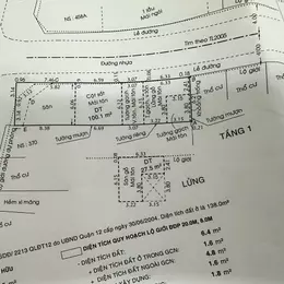 Bán Nhà (6x28) 2 Mặt Tiền Dương Thị Mười, P. Tân Thới Hiệp, Quận 12 Giá Rẻ