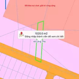 Bán đất Long Thọ, 1020m², mặt tiền đường nhựa N1, gần dự án HUD – Ngộp cần bán nhanh 2,4 tỷ
